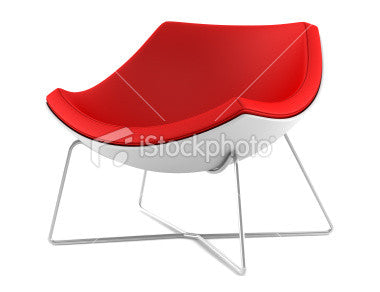 Red reception chair